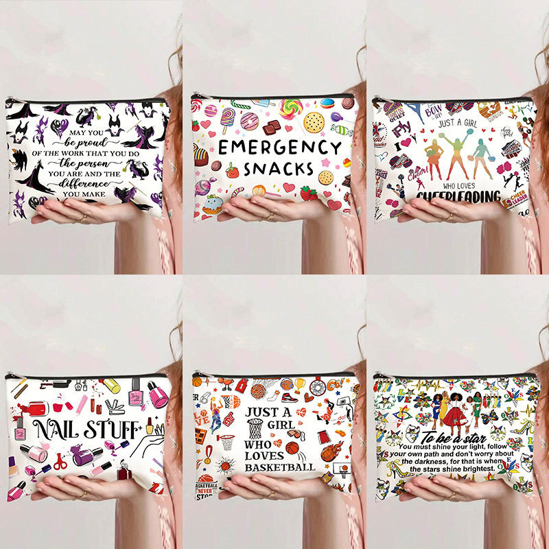1 PC Women Printed Canvas Make - огляд і ціна Tech Accessories Travel Organizer Pouch
