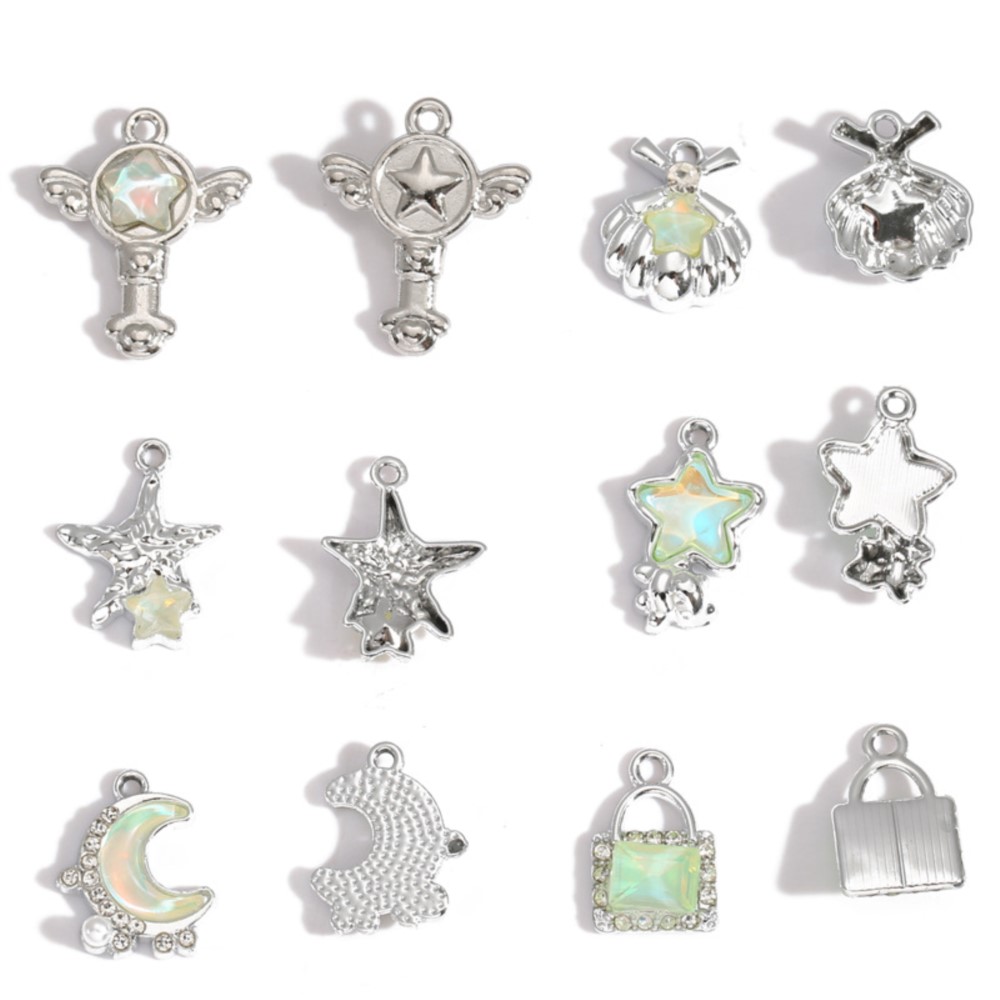 10Pcs Mix Y2K Styles Crystal G - огляд і ціна Y2K Tech Accessories