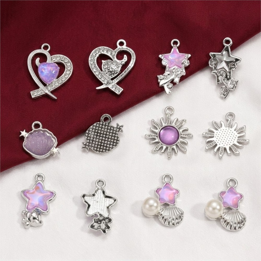 10Pcs Mix Y2K Styles Crystal G - огляд і ціна Y2K Tech Accessories