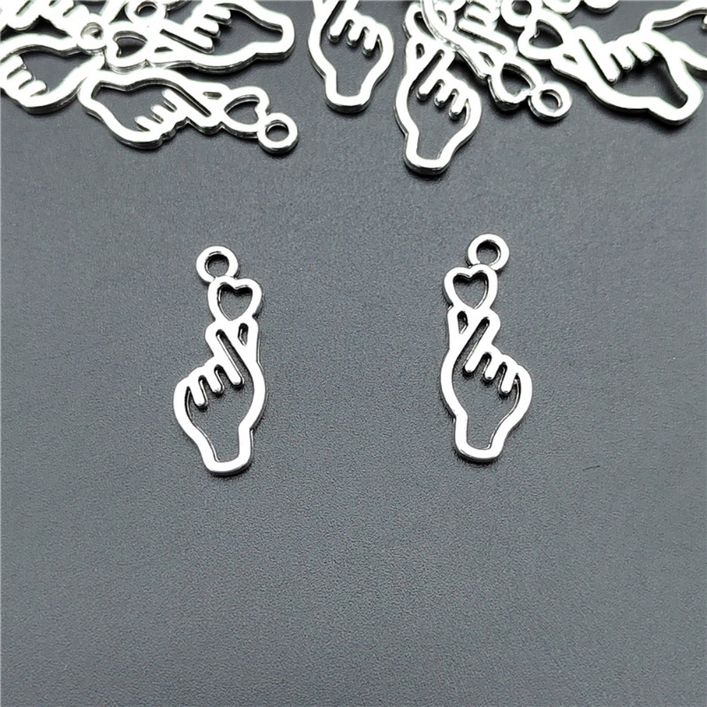 10-100pcs Finger Heart Diy Jew - огляд і ціна Y2K Tech Accessories