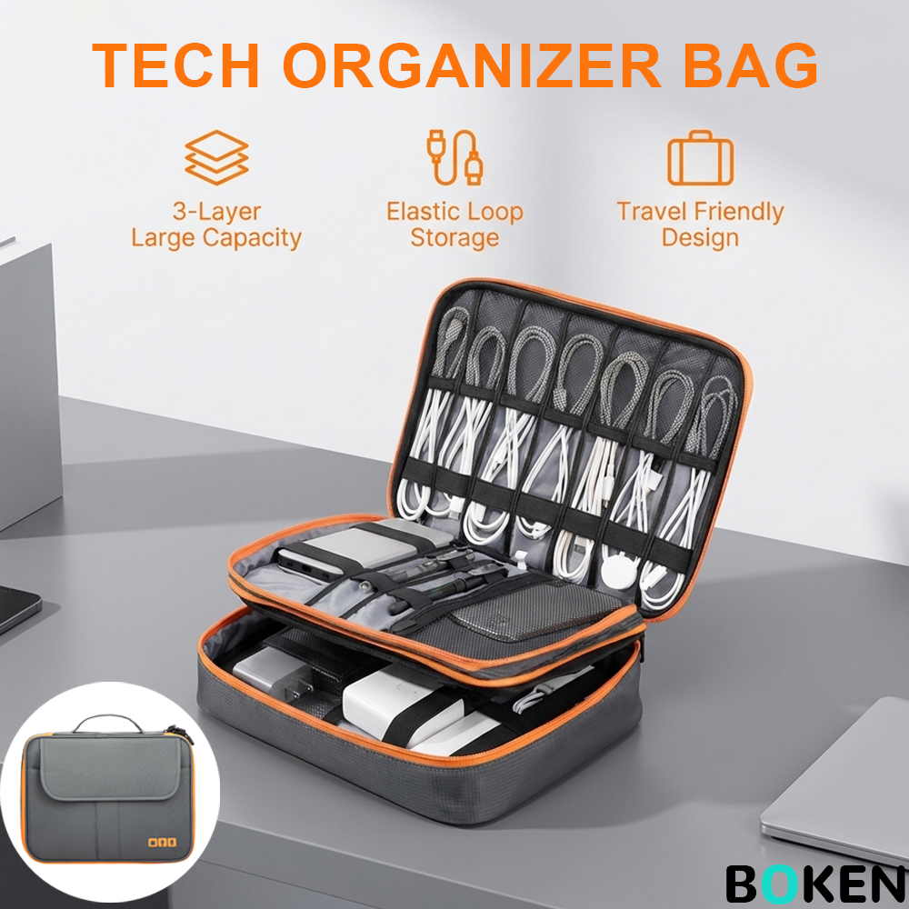 Large Capacity Tech Organizer  - огляд і ціна Tech Accessories Travel Organizer Pouch