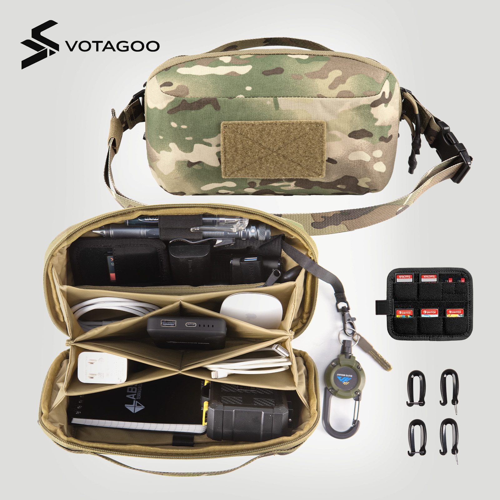 VOTAGOO Electronic Organizer T - огляд і ціна Tech Accessories Travel Organizer Pouch