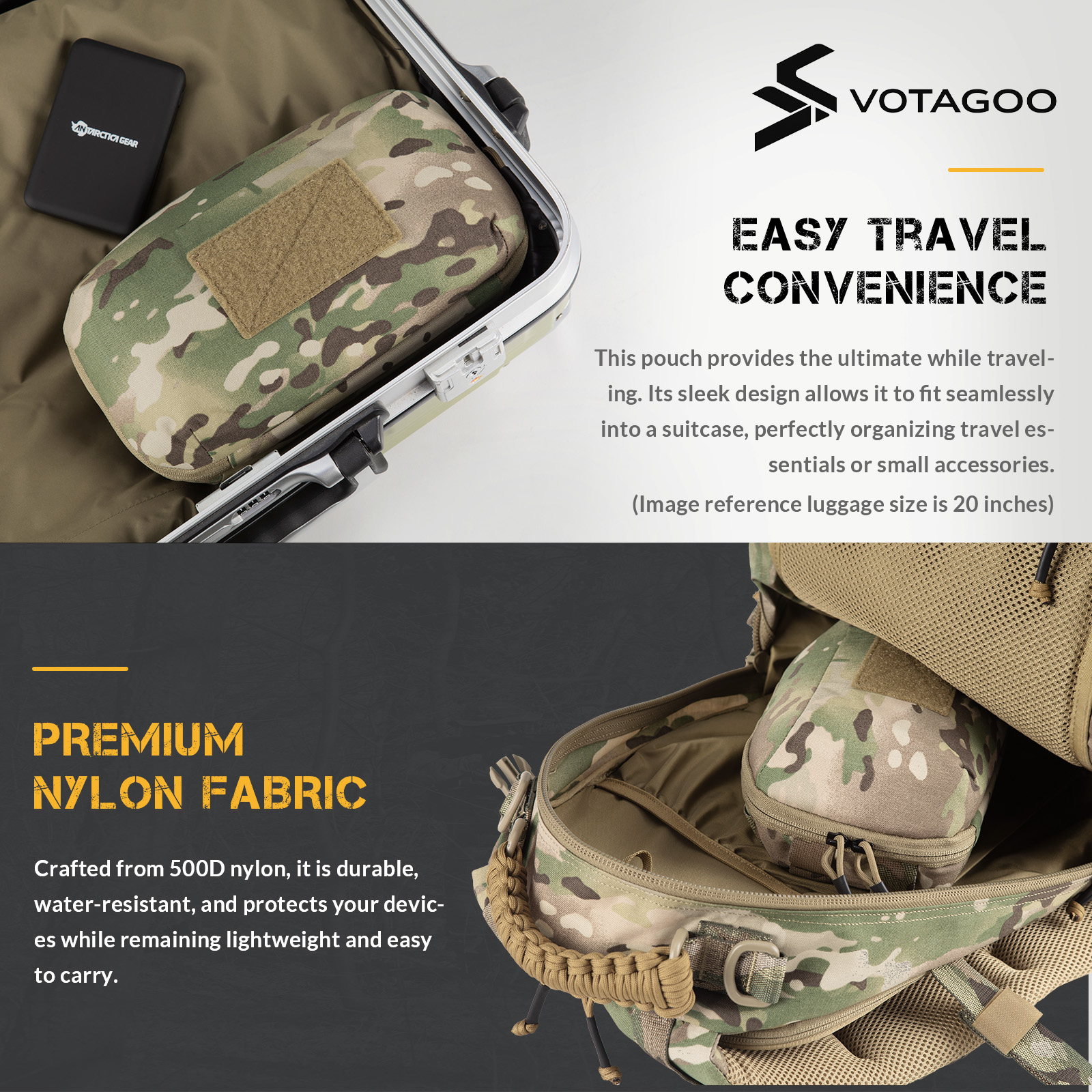 VOTAGOO Electronic Organizer T - огляд і ціна Tech Accessories Travel Organizer Pouch