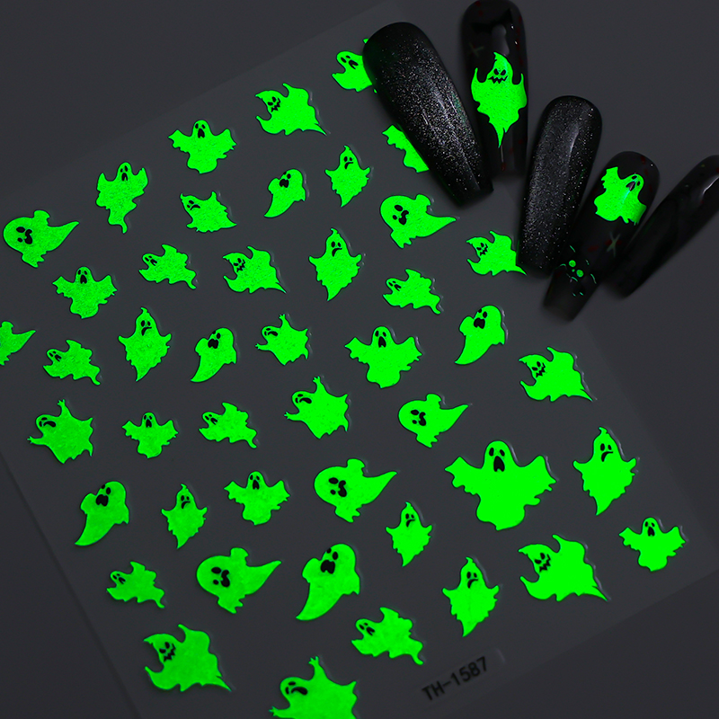 3D Halloween Nail Art Stickers - огляд і ціна Y2K Tech Accessories