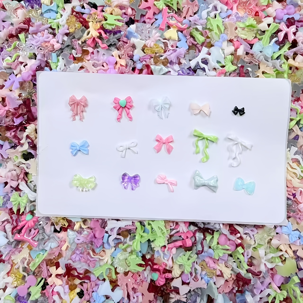 30g Mixed Mini Bow Resin Nail  - огляд і ціна Y2K Tech Accessories